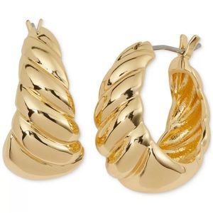 New KATE SPADE NEWYORK gold plated hoop earrings